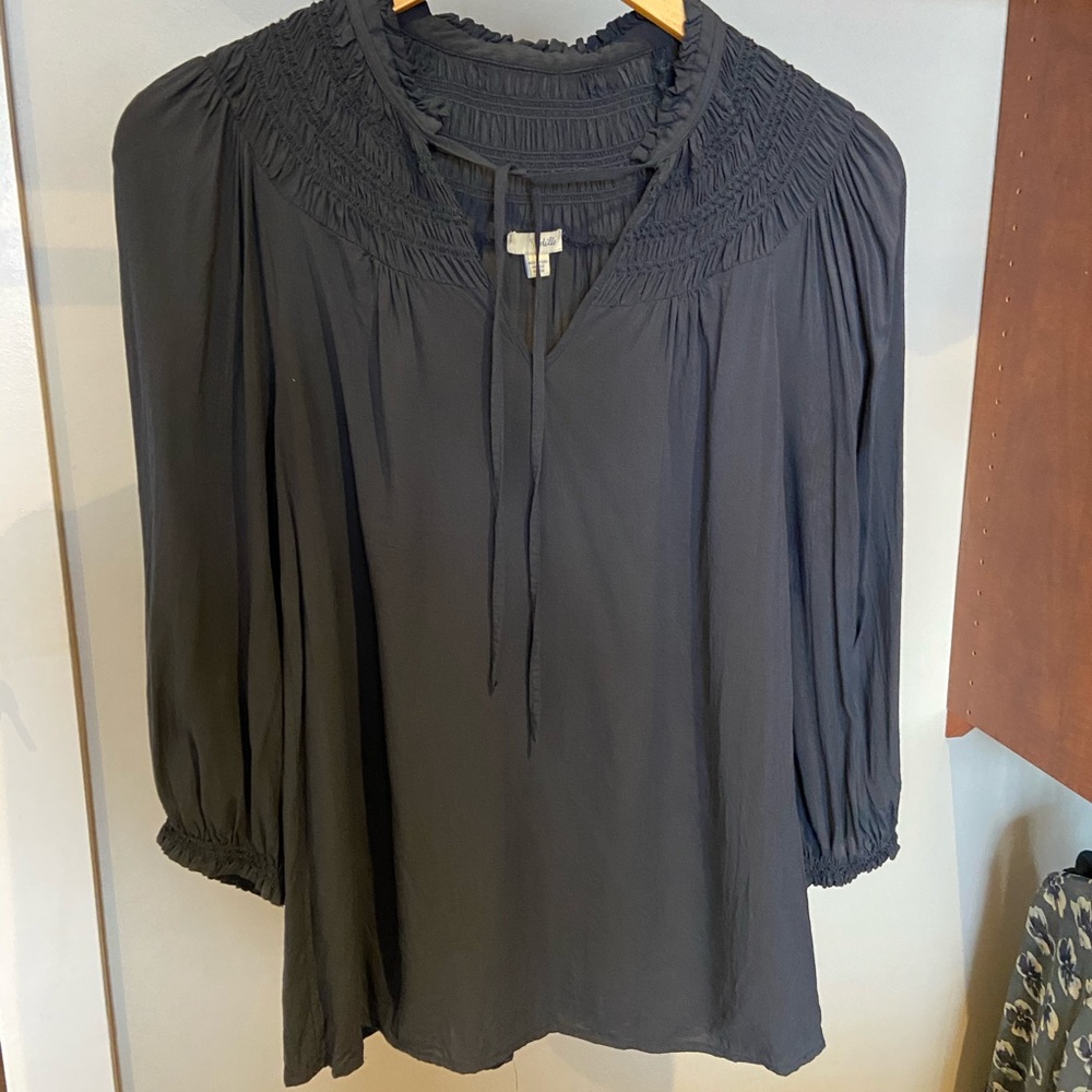 Blue Odille blouse. Size 4.